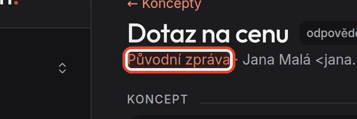 Detail — Podívejte se na původní zprávu