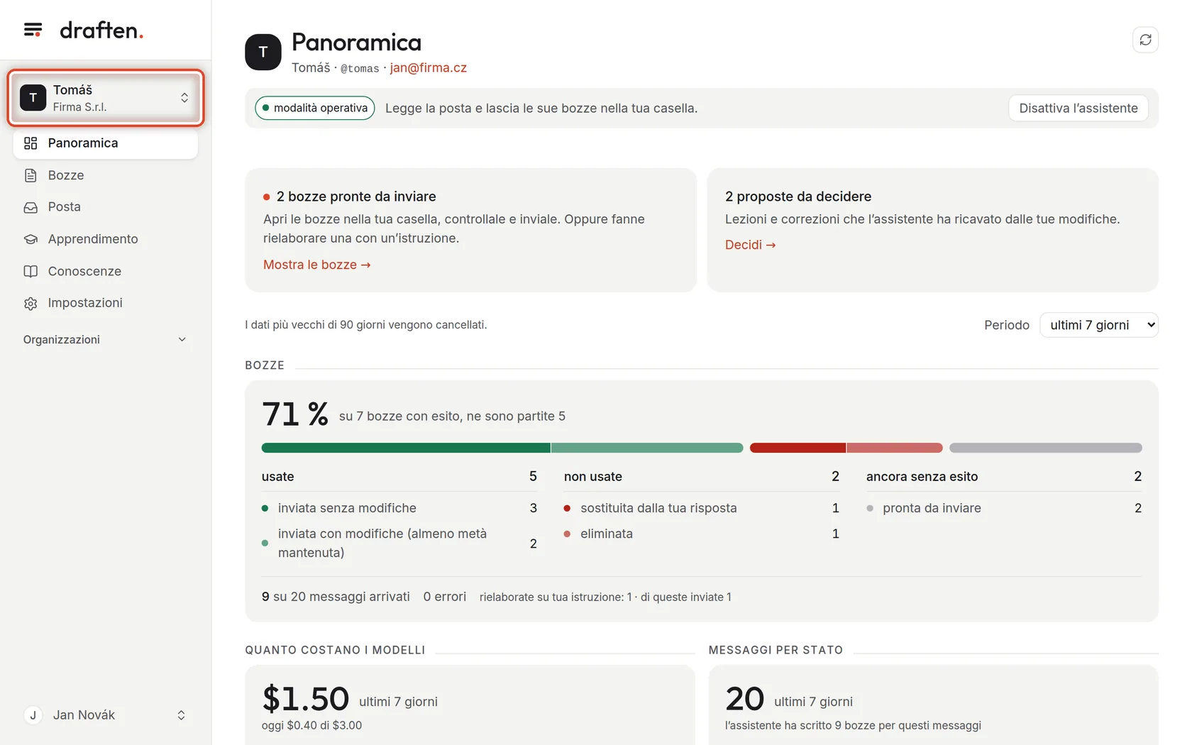 Screenshot del passo 2