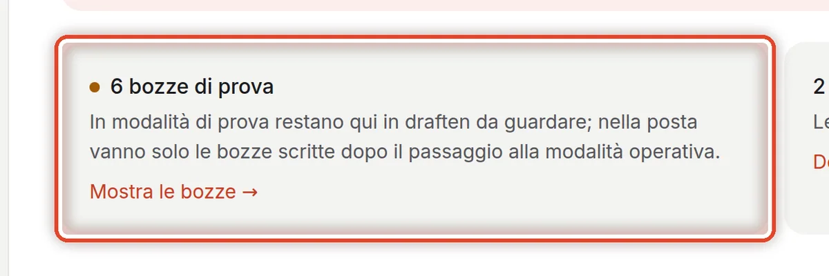 Da vicino – Bozze di prova