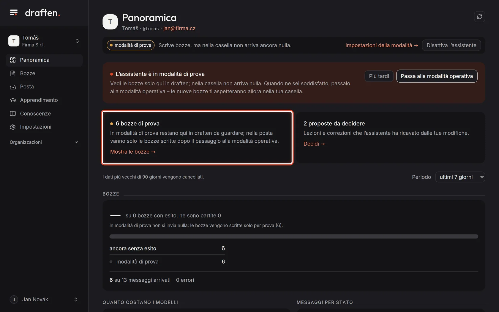 Screenshot del passo 2