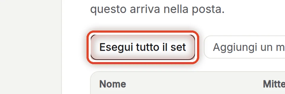 Da vicino – Esegui tutto il set