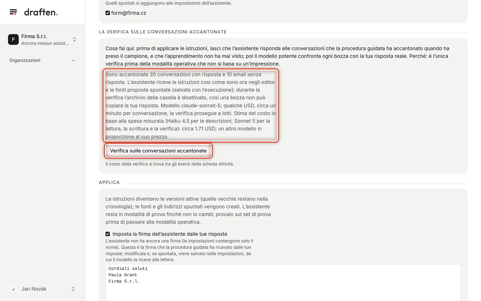 Screenshot del passo 15