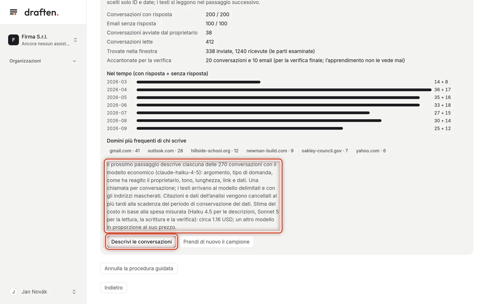 Screenshot del passo 9