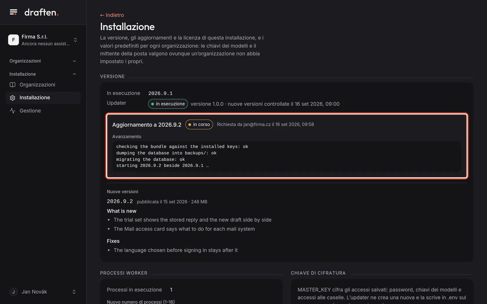 Screenshot del passo 5