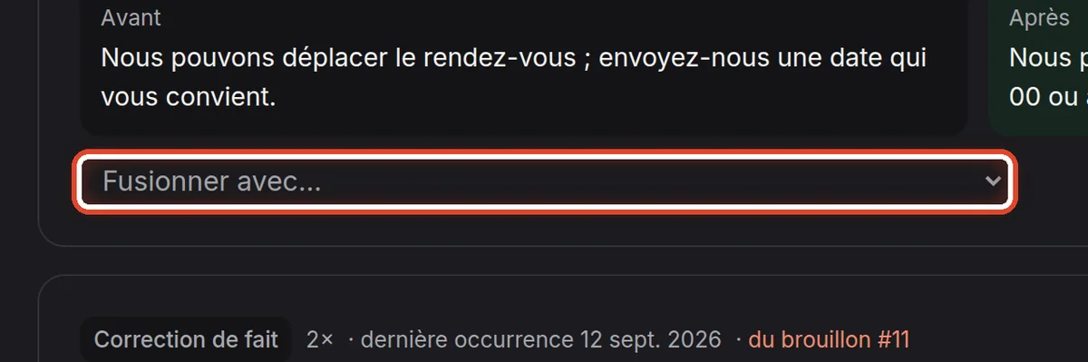 Gros plan – Deux propositions disent la même chose