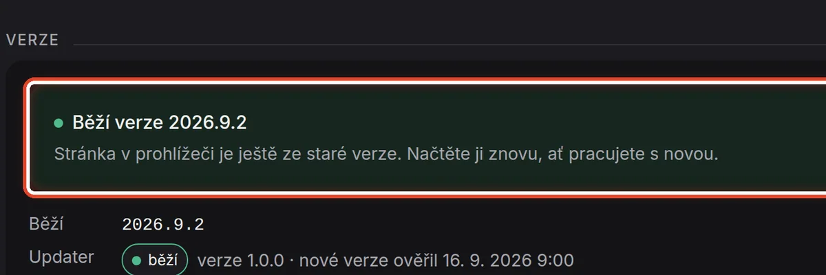 Detail — Načtěte novou verzi