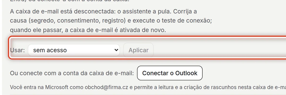 De perto – Registro de aplicativo