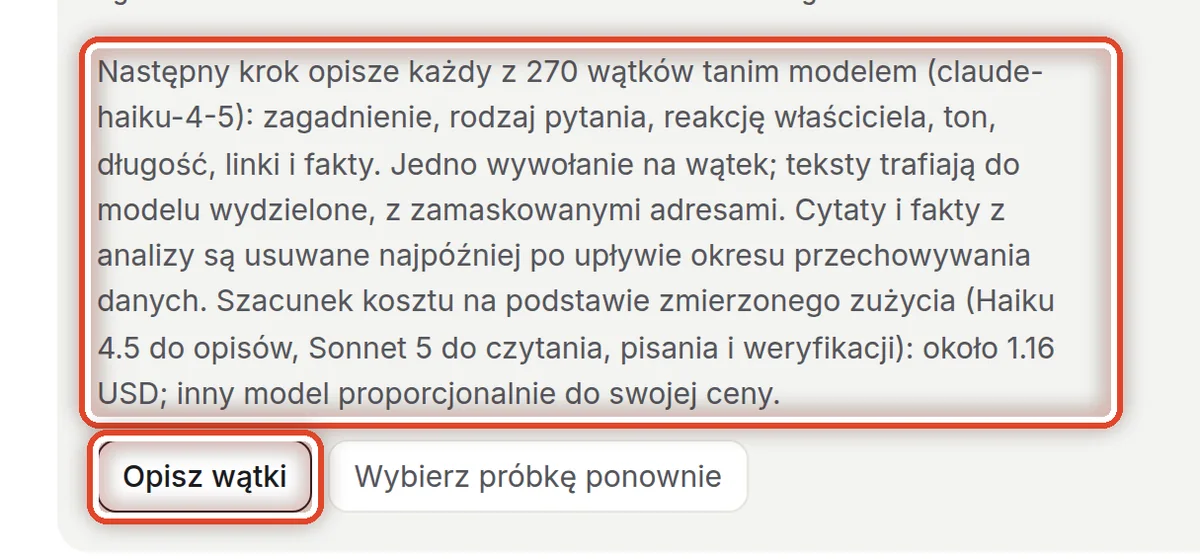Zbliżenie – Zleć opisanie wątków