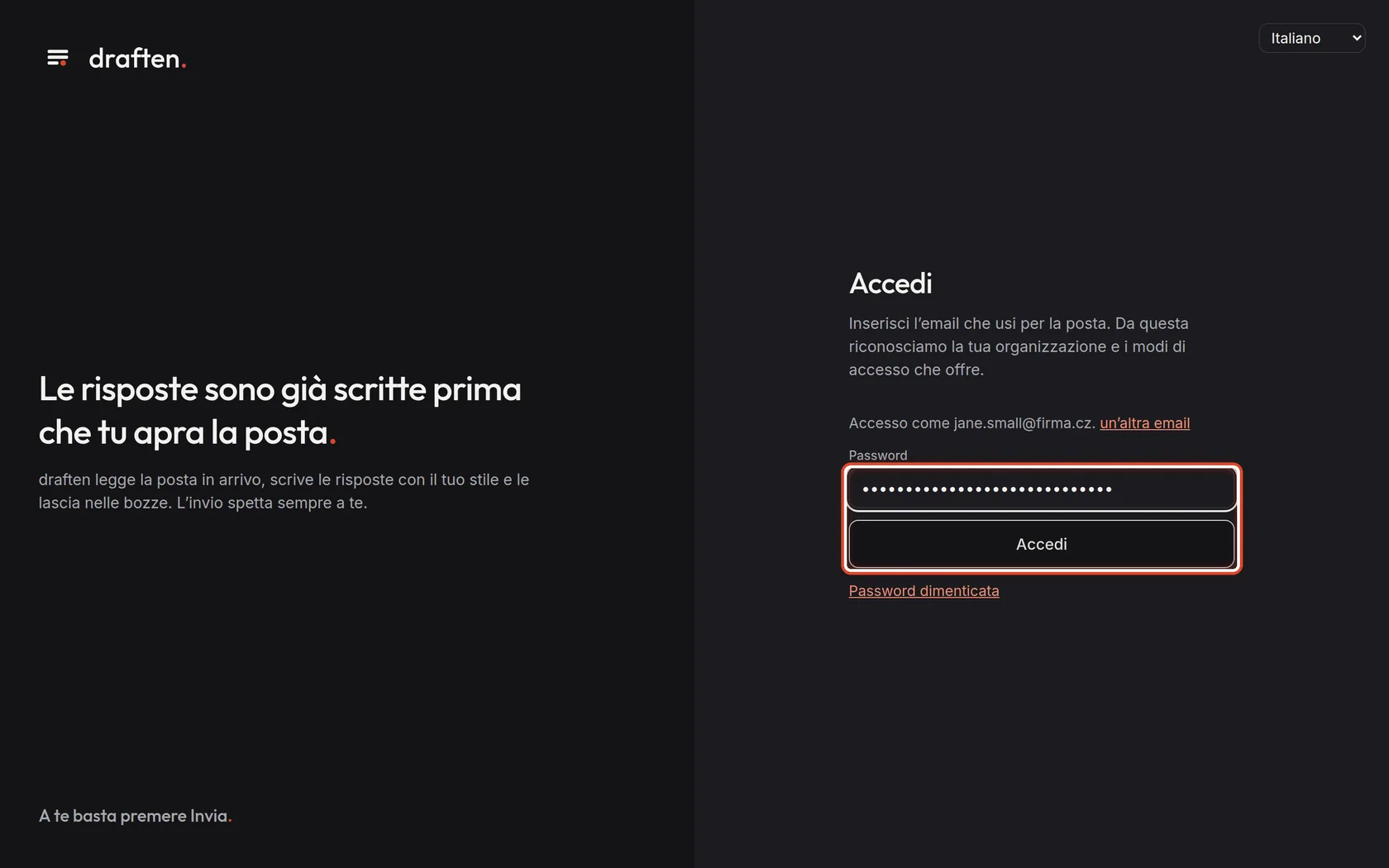 Screenshot del passo 4
