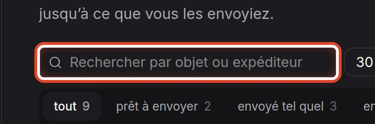 Gros plan – Trouver un brouillon précis