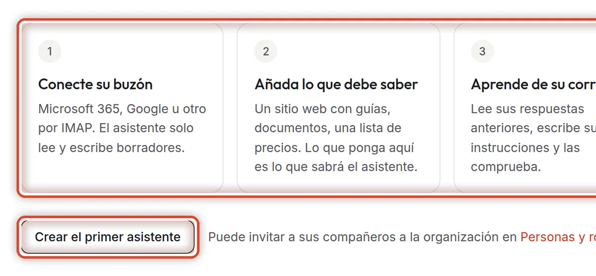 De cerca: El primer inicio de sesión