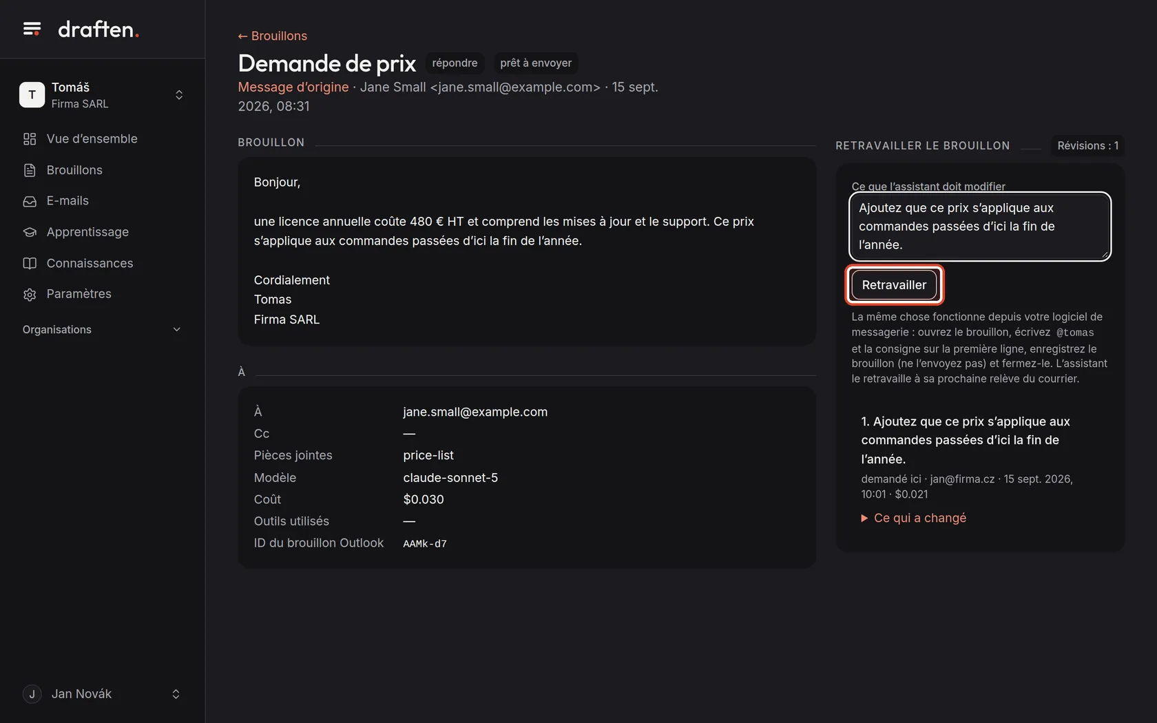 Capture d’écran de l’étape 4