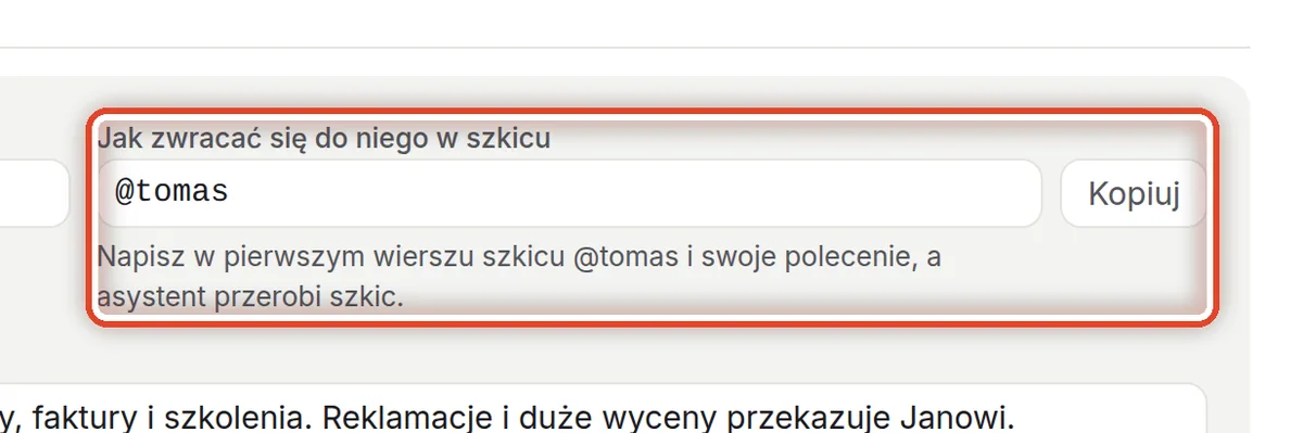 Zbliżenie – Jak zwracać się do niego w szkicu