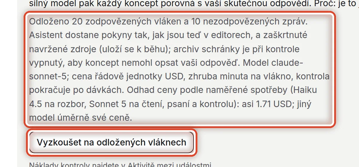 Detail — Vyzkoušejte pokyny