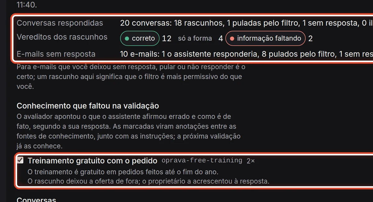 De perto – A validação nas conversas reservadas