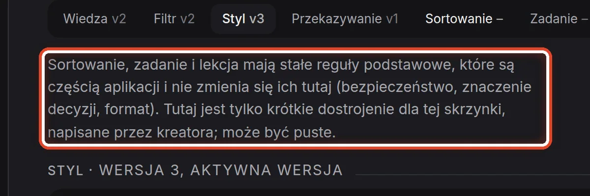 Zbliżenie – Zaawansowane: dostrojenia