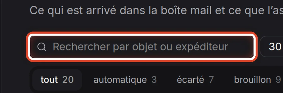 Gros plan – Trouver un message