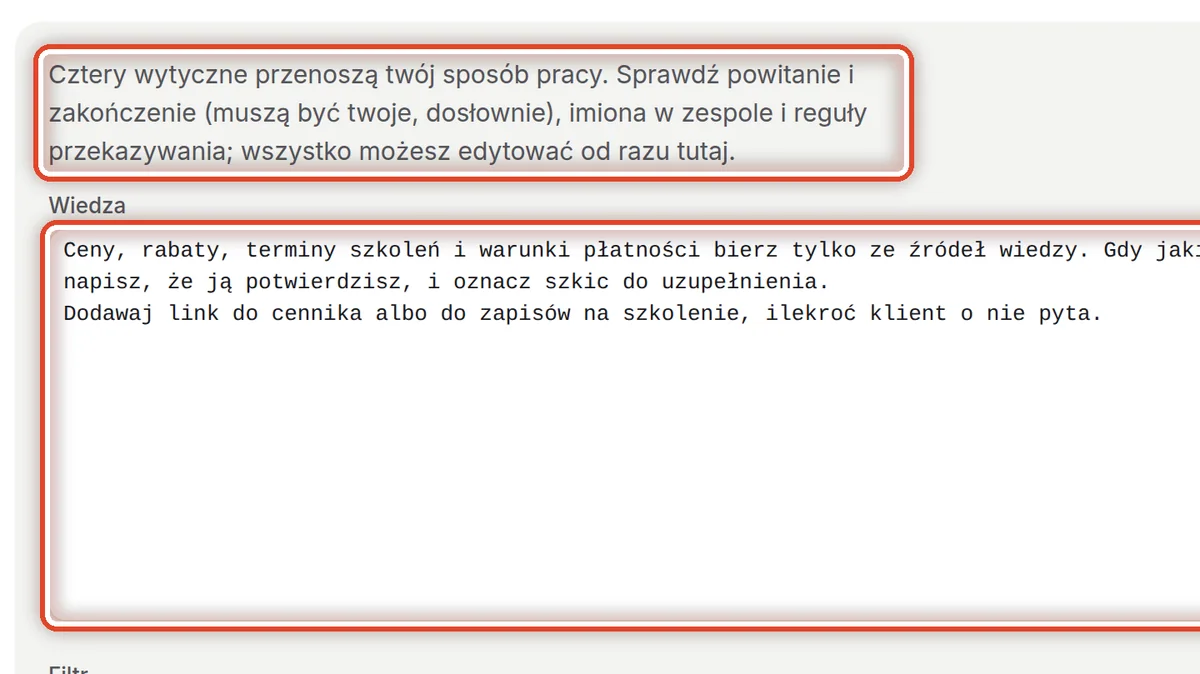 Zbliżenie – Przeczytaj wytyczne