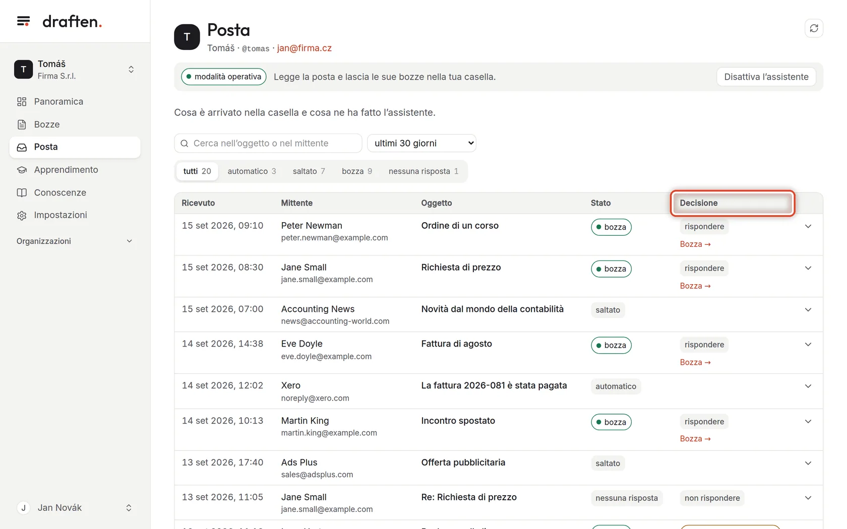 Screenshot del passo 4