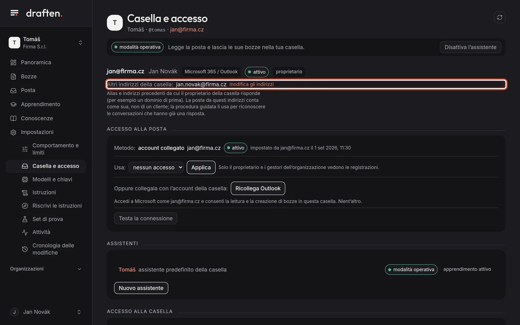 Screenshot del passo 2