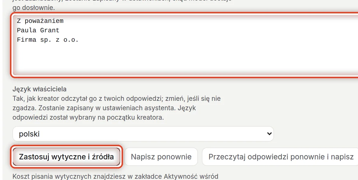 Zbliżenie – Zastosuj wytyczne i źródła