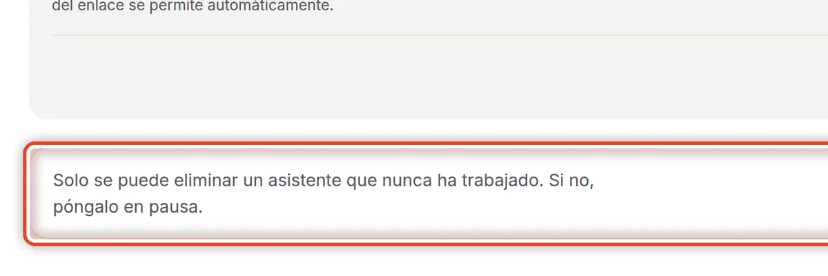 De cerca: Eliminar el asistente