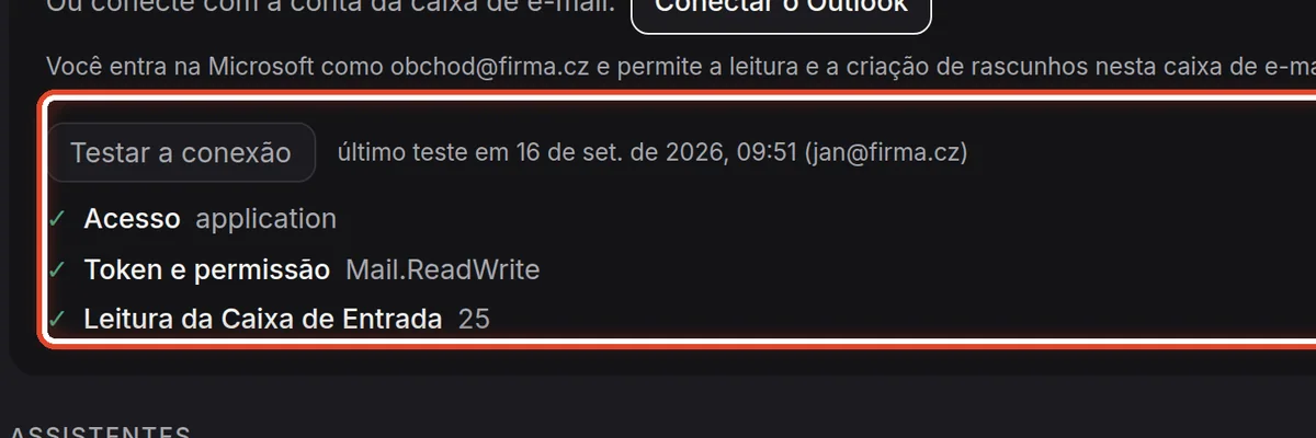 De perto – Teste a conexão